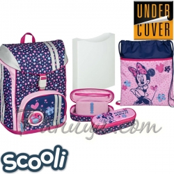 UnderCover Scooli Minnie Mouse Ергономична ученическа раница FlexMax с аксесоари UnderCover Scooli Minnie Mouse Ергономична ученическа раница FlexMax с аксесоари